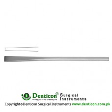 Sheehan Osteotome Stainless Steel, 15 cm - 6" Blade Width 3.0 mm